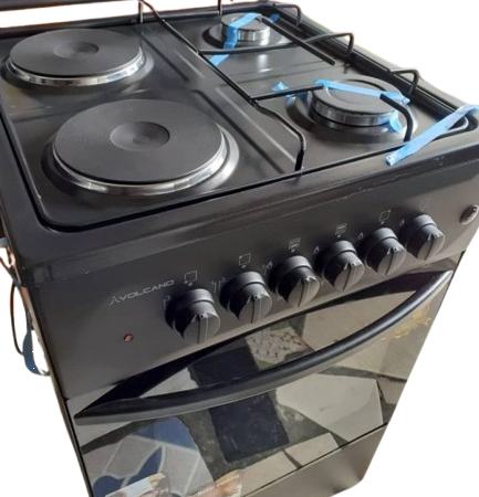 VOLCANO Electric and gas Cooker 2 Gas plus 2 Electric plates