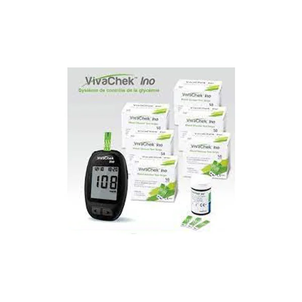 Vivachek Ino Test Strips 50 Strips Accurate Blood Glucose Monitoring