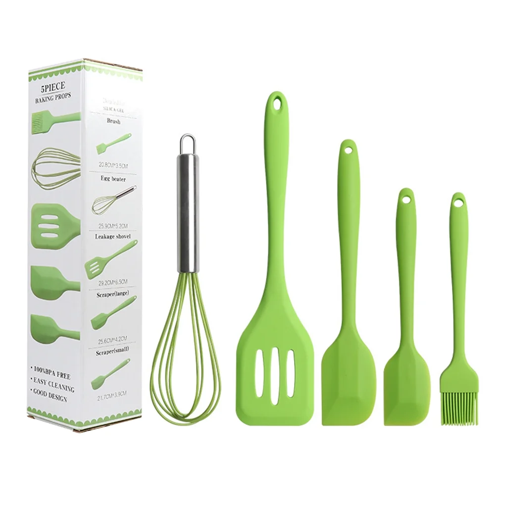 Silicone Cooking Kitchen Utensil Set