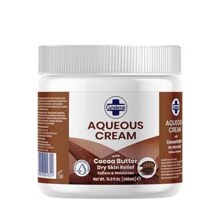 Curalene Cocoa Butter Aqueous Cream – 500ml Deep Moisture Relief