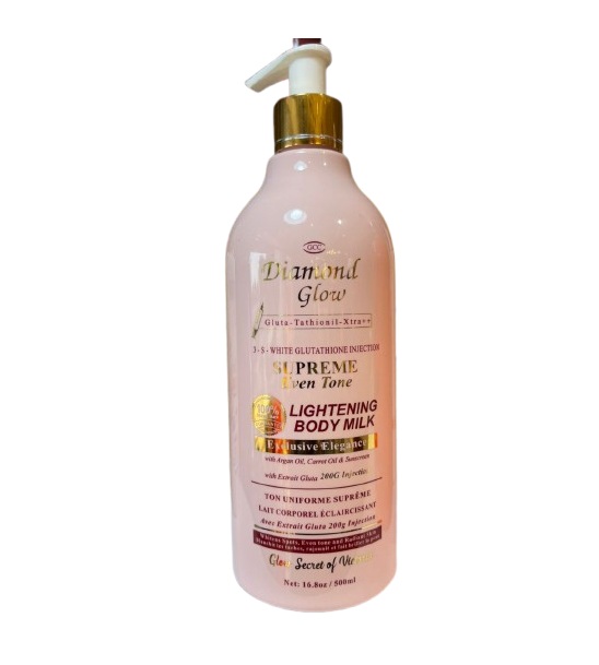 Diamond Glow Gluta-Tathionil-Xtra Supreme Even Tone Body Milk (500mL)