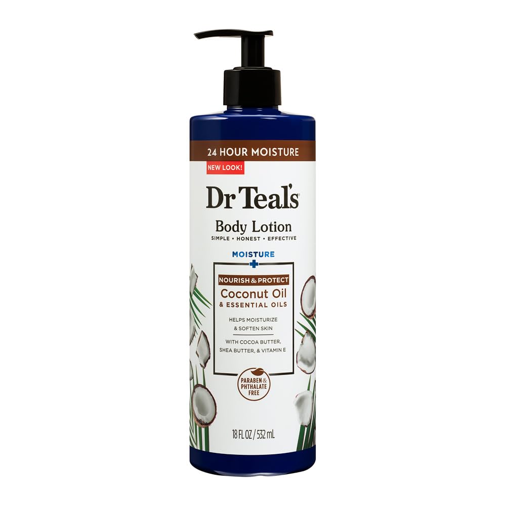 Dr Teal's Body Lotion Nourishing Coconut Oil & Essential Oils (532ml)