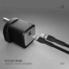 Heatz ZA41 35W Adapter With Type C to C Cable & Type C To Lightening Cable