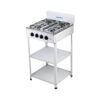 Nasco 4 Burner Stand Gas Cooker K4BSS-S