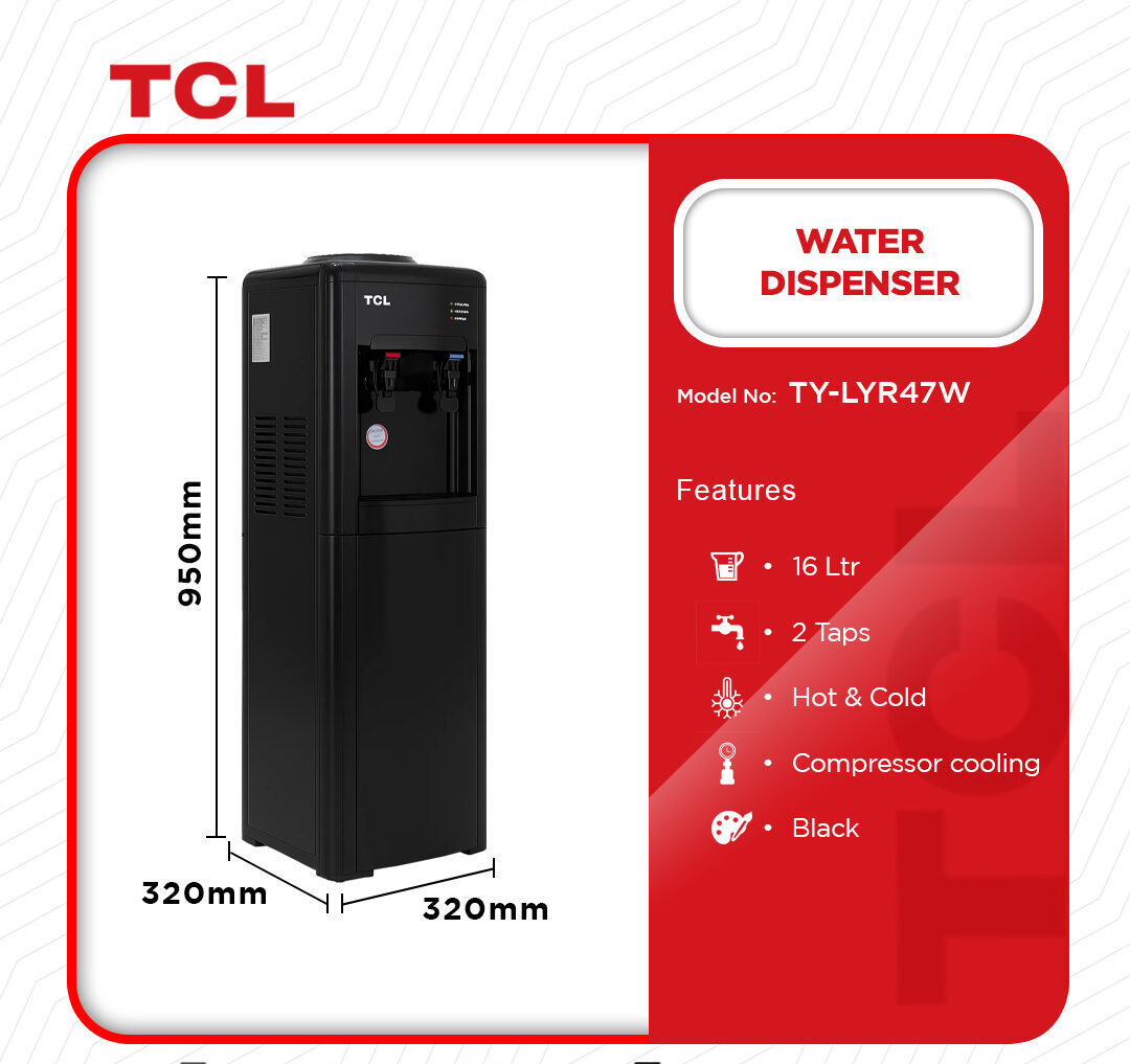 TCL 16Ltrs Water Dispenser TY-LYR47W 2
