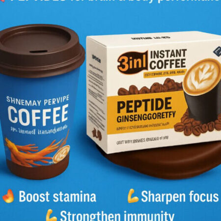 Shineway Instant 3 In 1 Peptide Ginseng Oyster Coffee