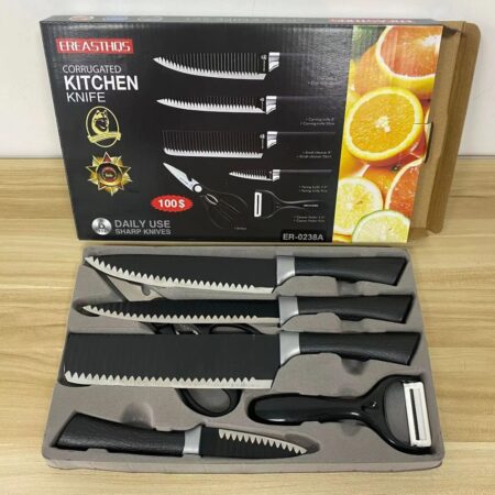 6 Pieces Stainless Kitchen Knife Set