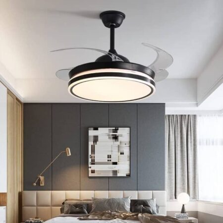 Modern Retractable Fanlight + Remote Control 36W