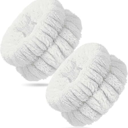 Skincare Wristbands - Ultra-Absorbent Face Washing Wristbands (Pair)