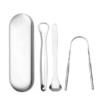 Tongue Scraper Set (3pcs) - Stainless Steel Tongue Cleaner for Fresh Breath & Oral Hygiene
