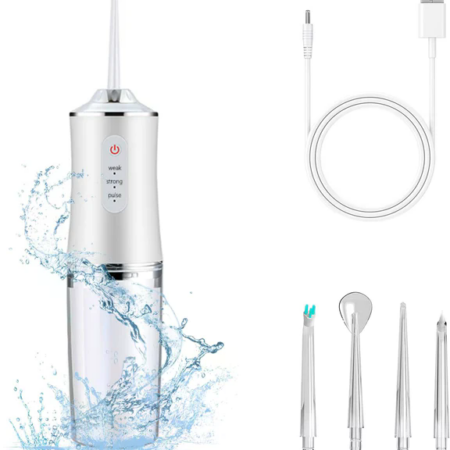 Water Flosser Oral Irrigator - Cordless Rechargeable Dental Cleaner
