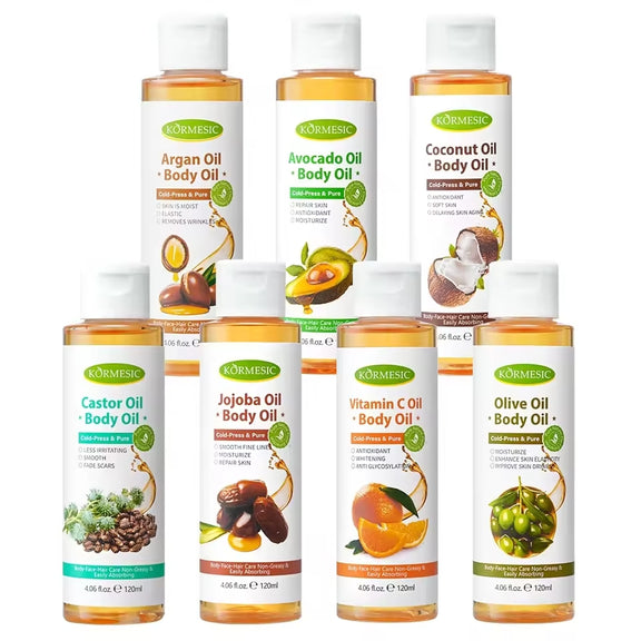 Kormesic Body Oil - Deep Hydrating & Fast-Absorbing Oil for Soft, Glowing Skin